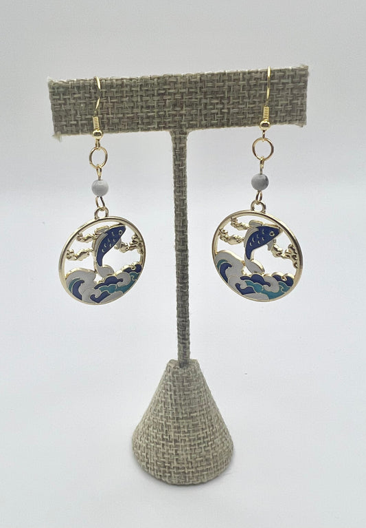 Blue Koi fish