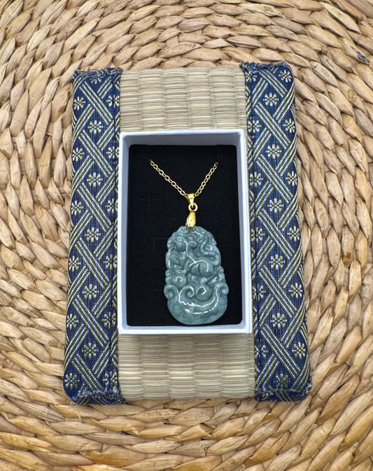 Rat Pendant Necklace 24"
