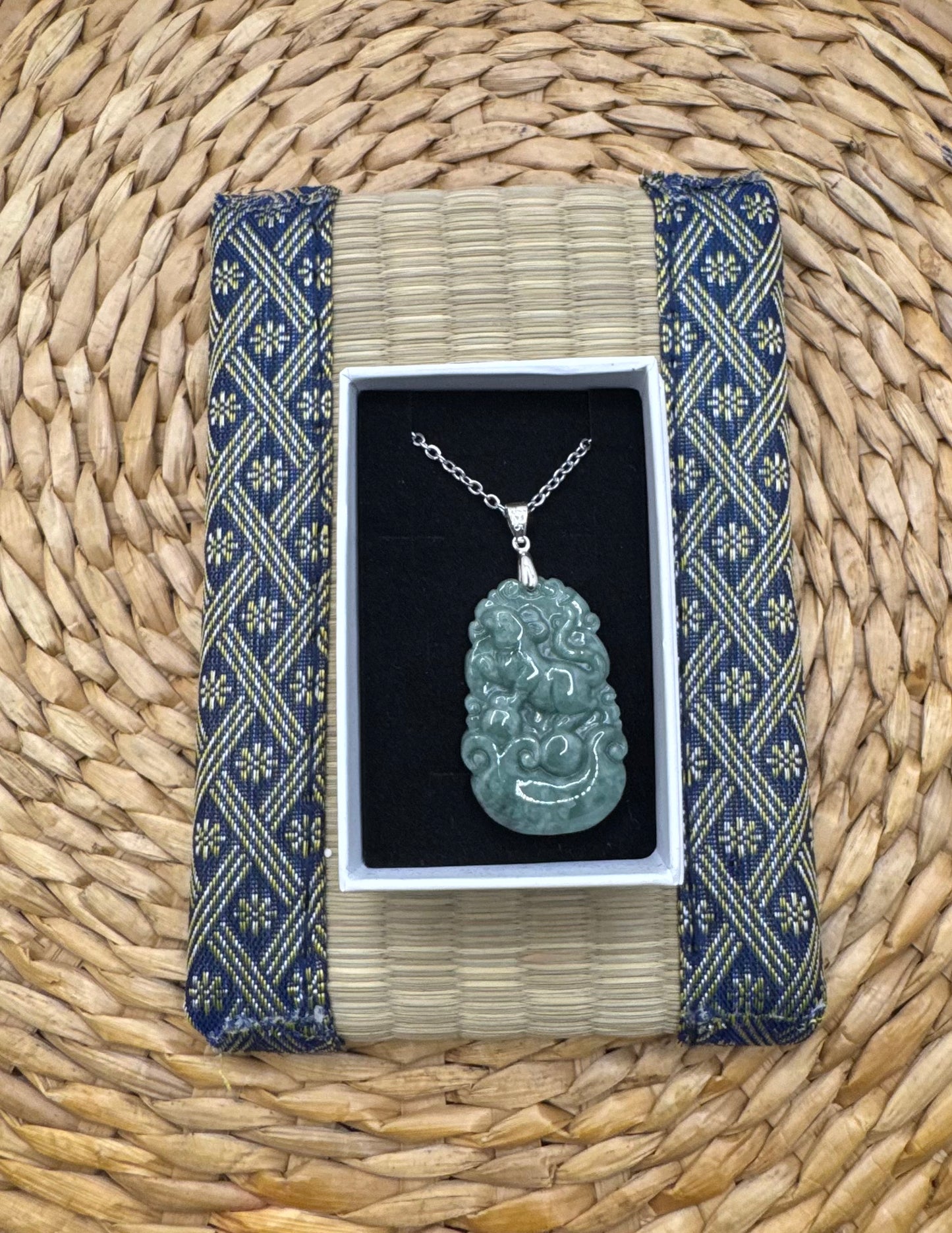 Rat Pendant Necklace 24"
