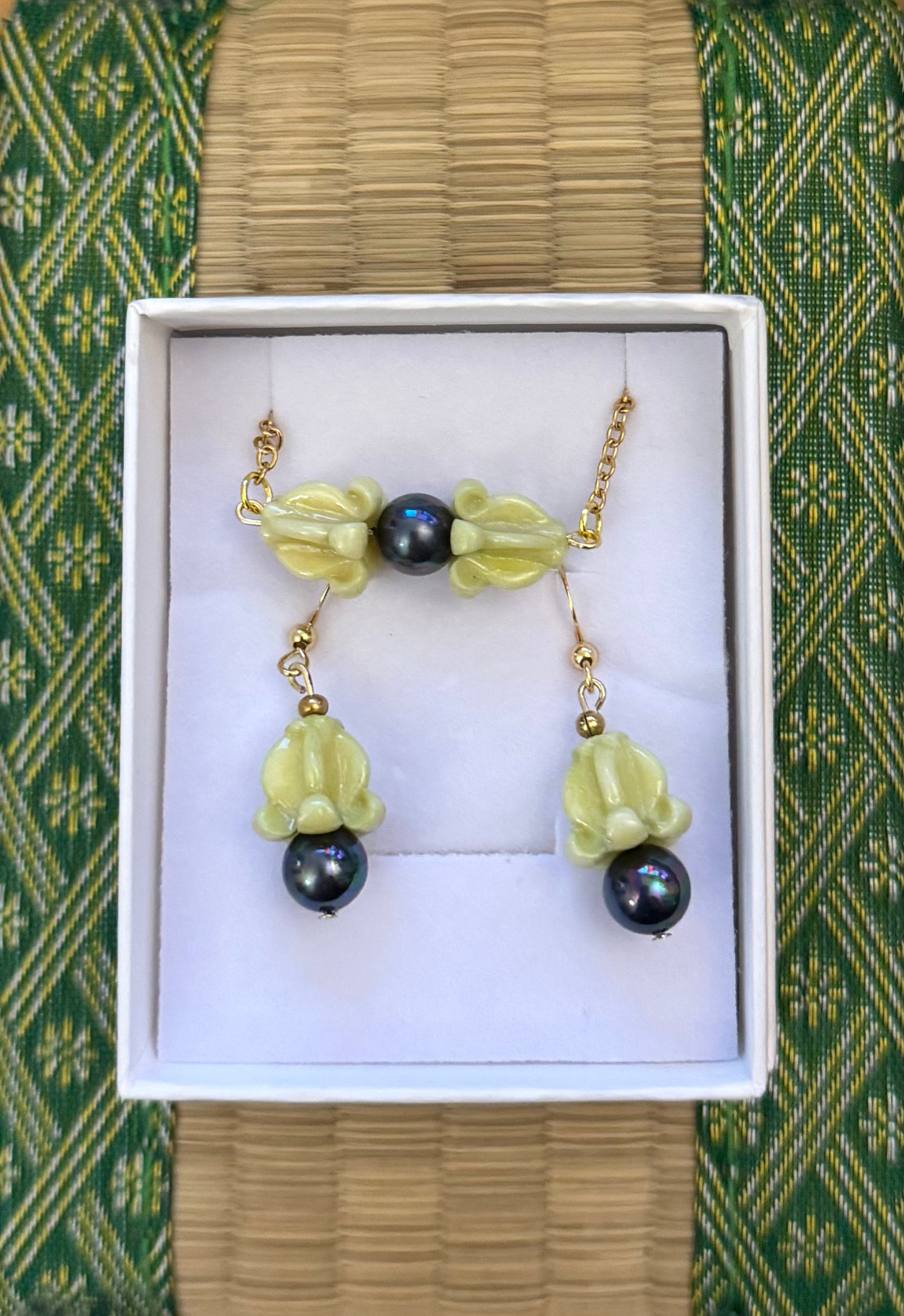 Crown Flower Jewelry Set