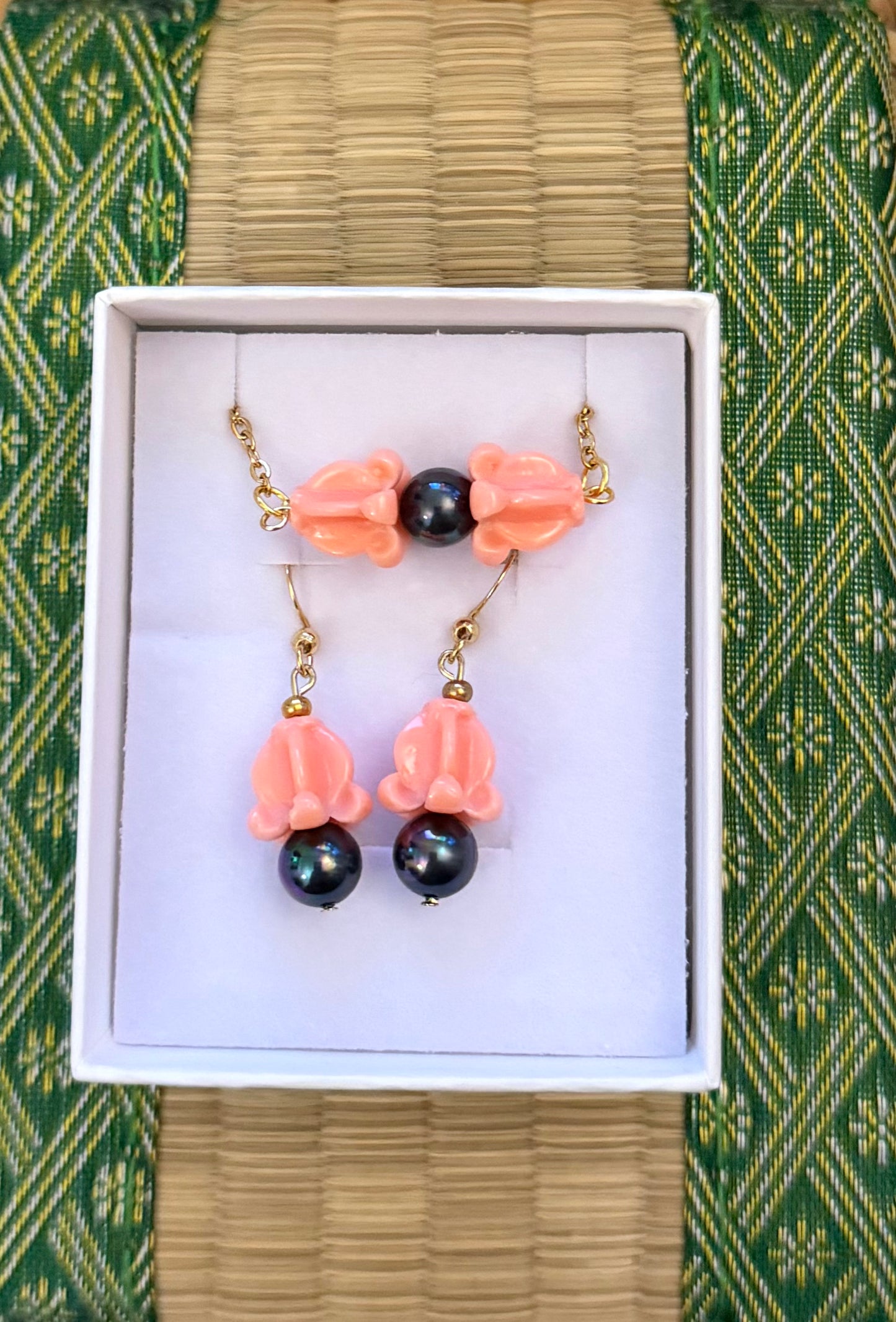 Crown Flower Jewelry Set