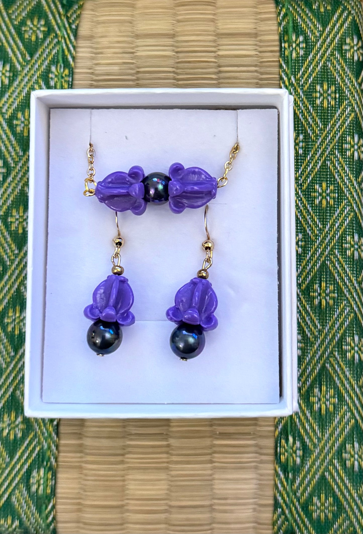 Crown Flower Jewelry Set