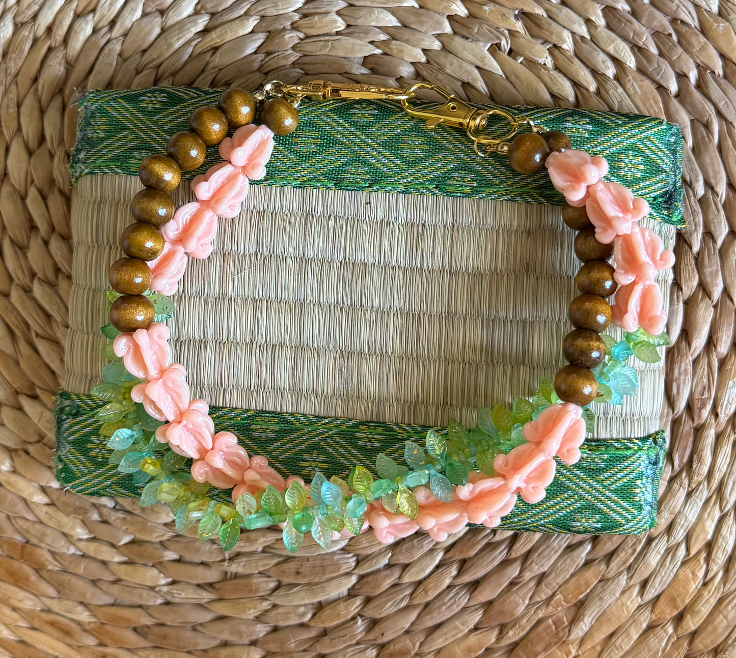 Crown Flower Green Fern Bag Lei
