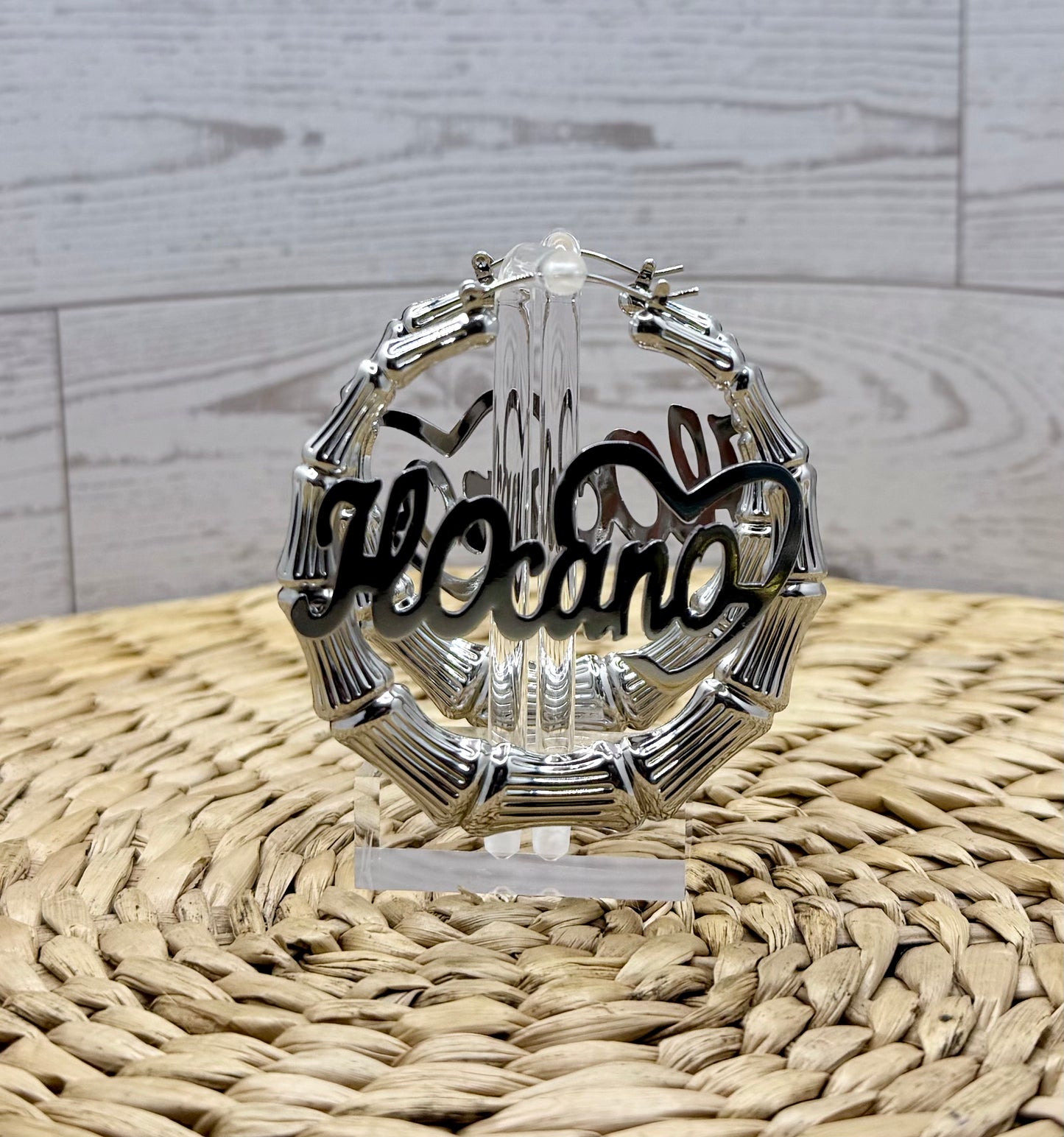 Ilocano Bamboo Hoops Earrings