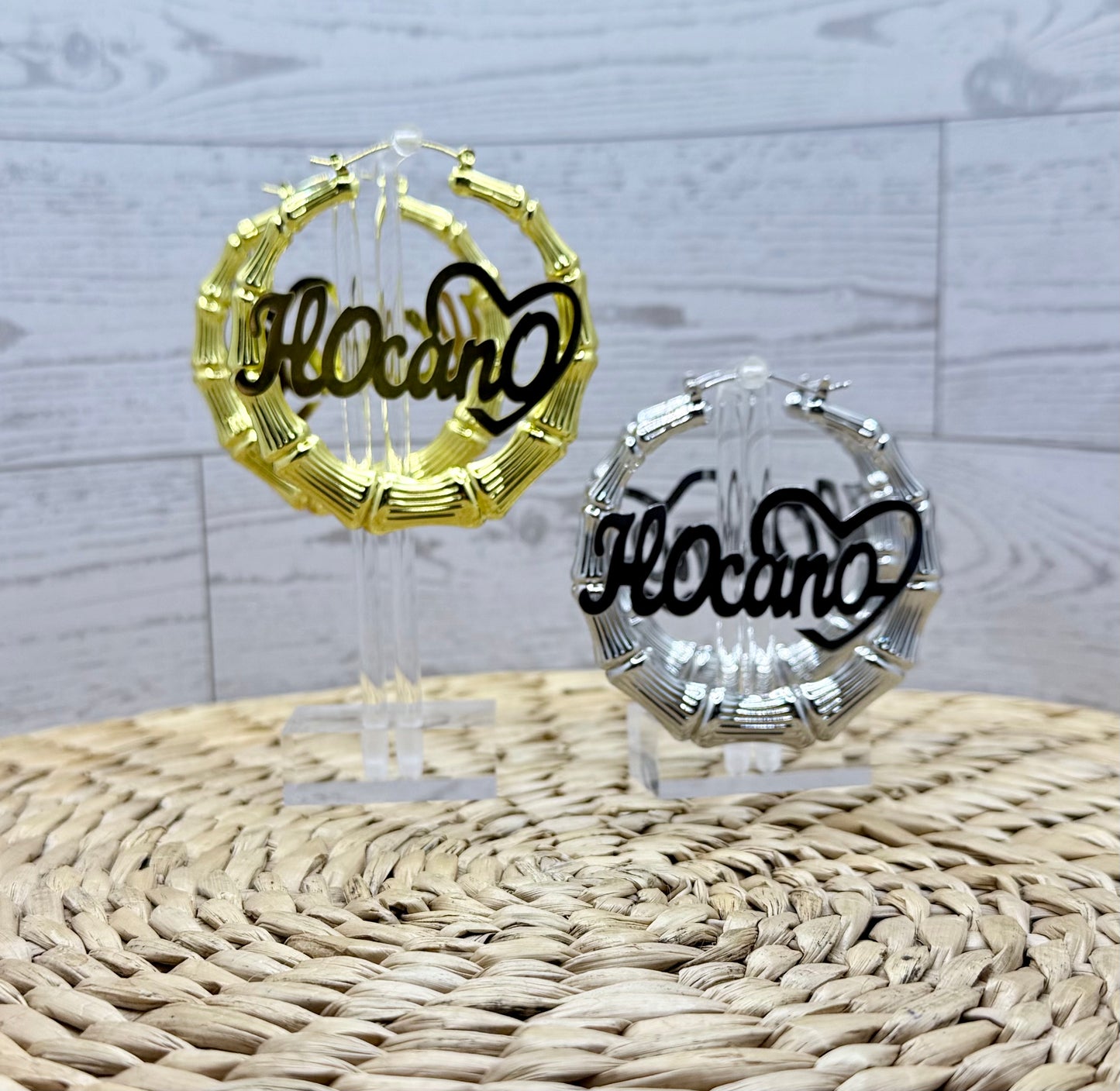 Ilocano Bamboo Hoops Earrings
