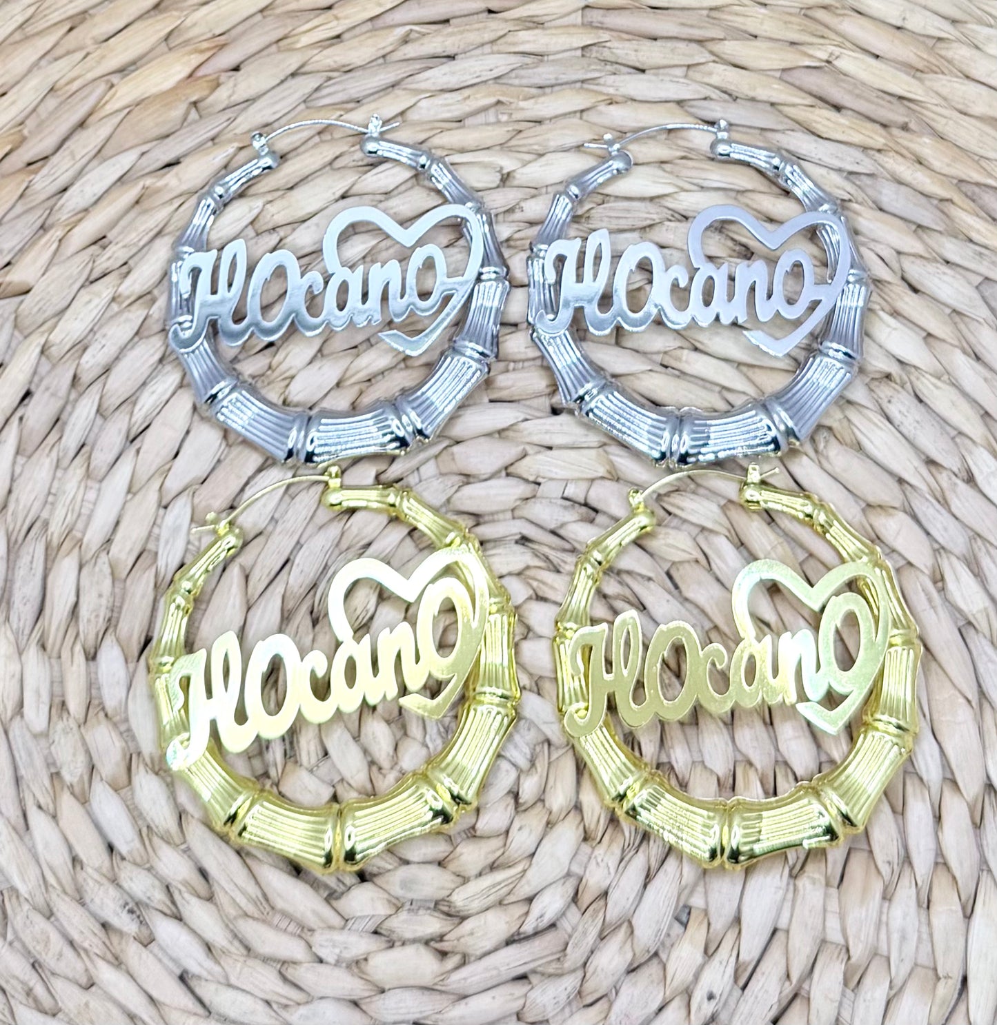 Ilocano Bamboo Hoops Earrings