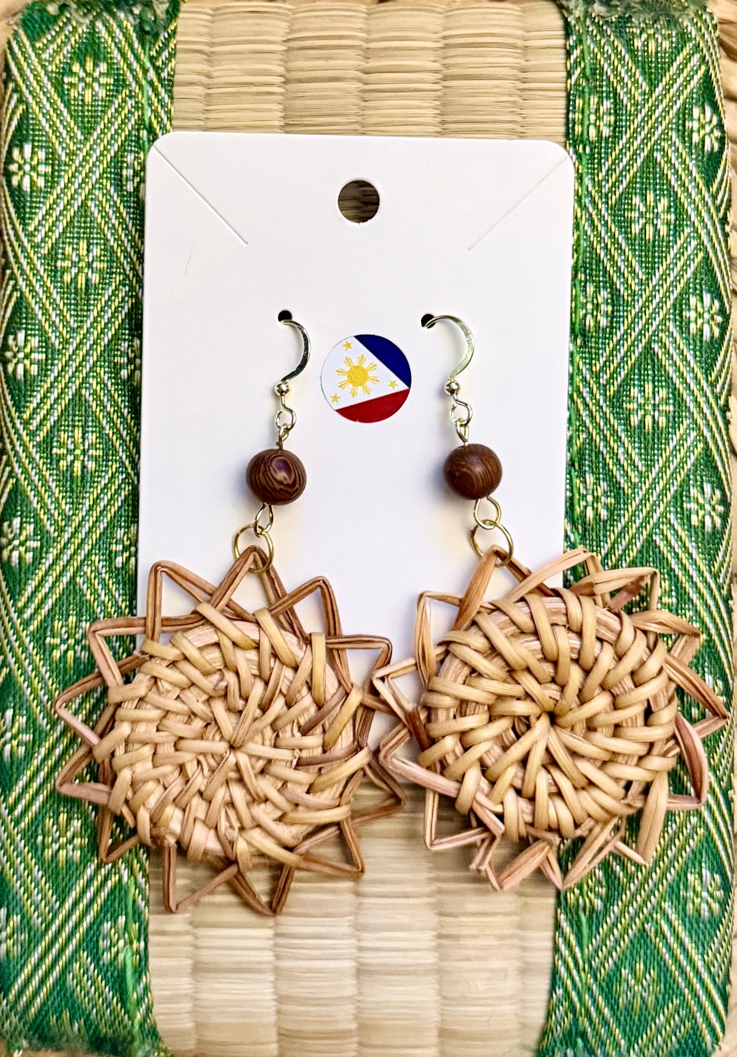 Robles Star Rattan Earrings