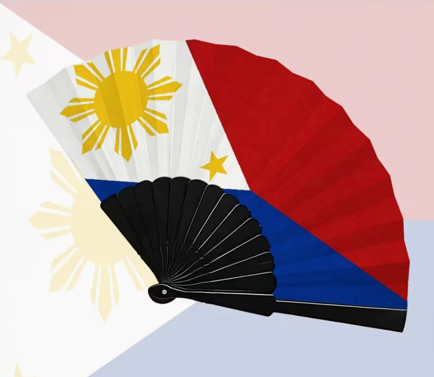 Philippine Flag Hand Fan