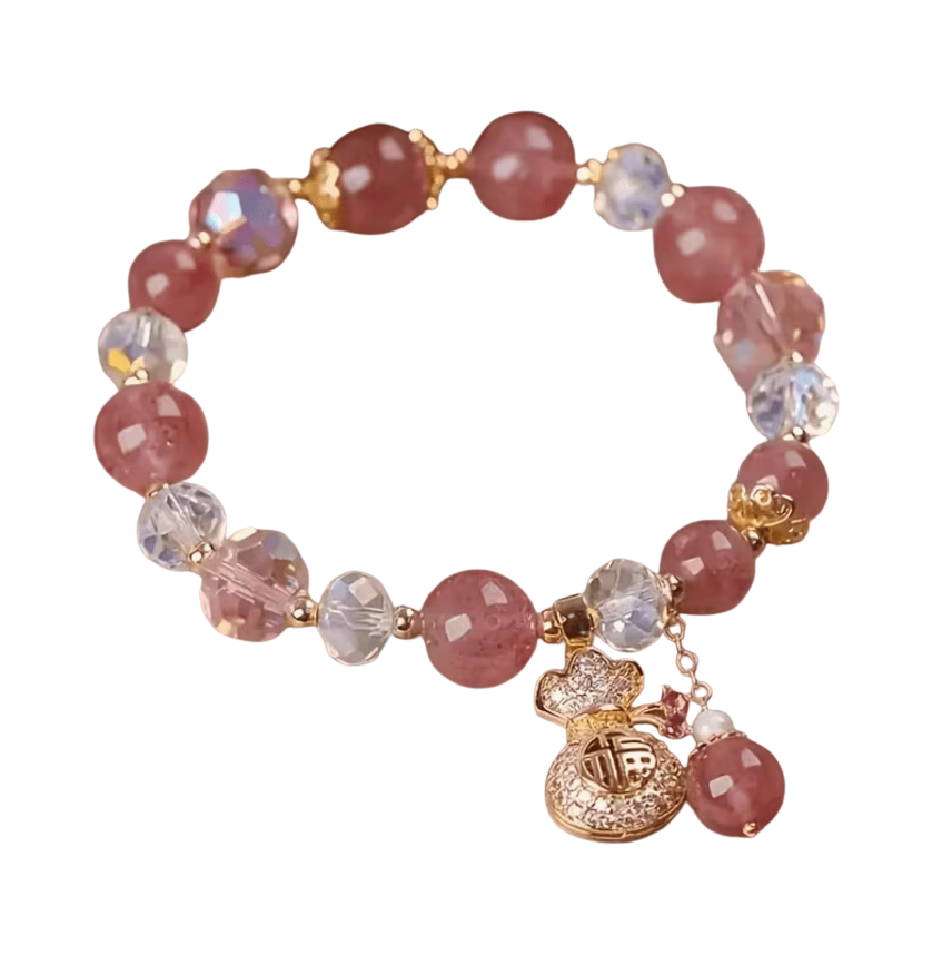 Strawberry Moneybag Bracelet