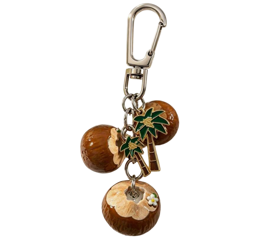 Coconut Tree Keychain