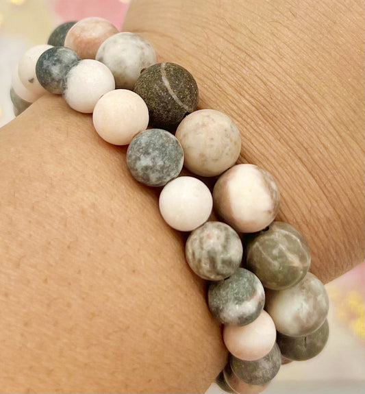 Zebra Stone-Pink