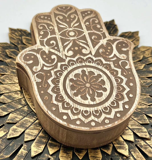 Hamsa Hand Jewelry Box